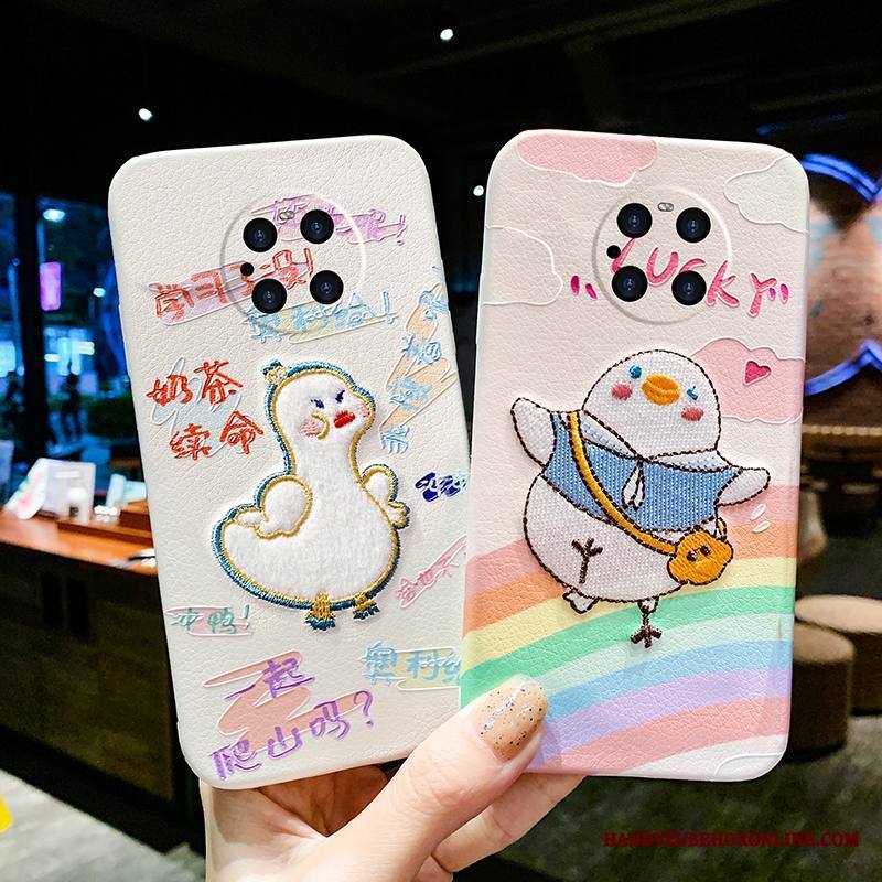 Huawei Mate 40 Pro Kuori Kotelo Suojaus Net Red Silikoni Sarjakuva Puhelimen Kuoret Jauhe