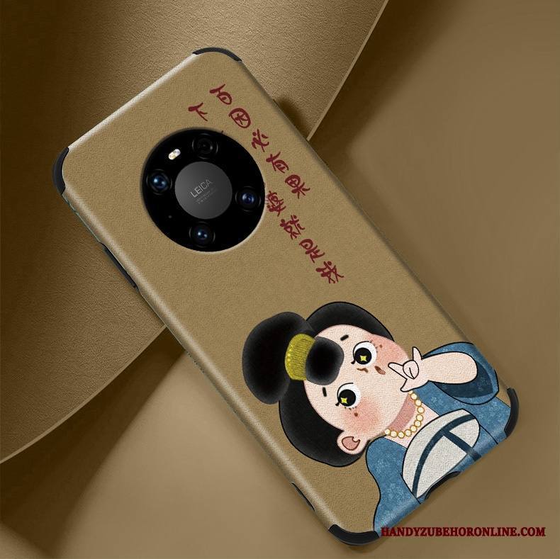 Huawei Mate 40 Pro Pehmeä Neste Kuori Ihana Mulberry Silkki Silikoni Persoonallisuus Murtumaton
