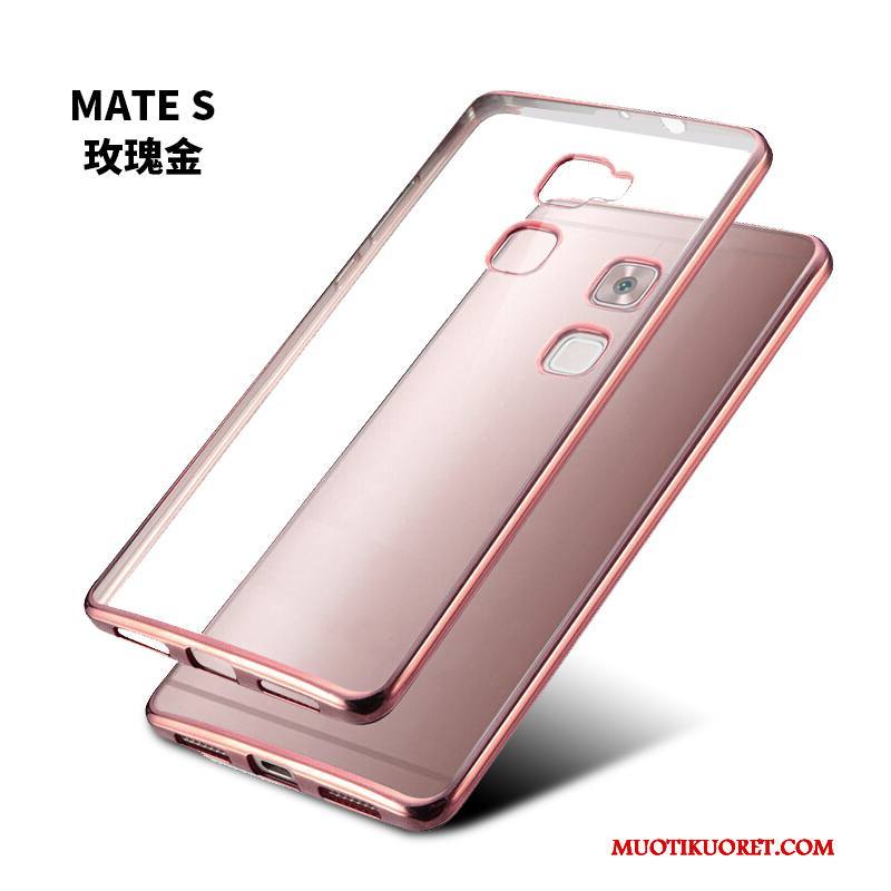 Huawei Mate S Pehmeä Neste Pinkki Kuori Kotelo Suojaus All Inclusive Kulta