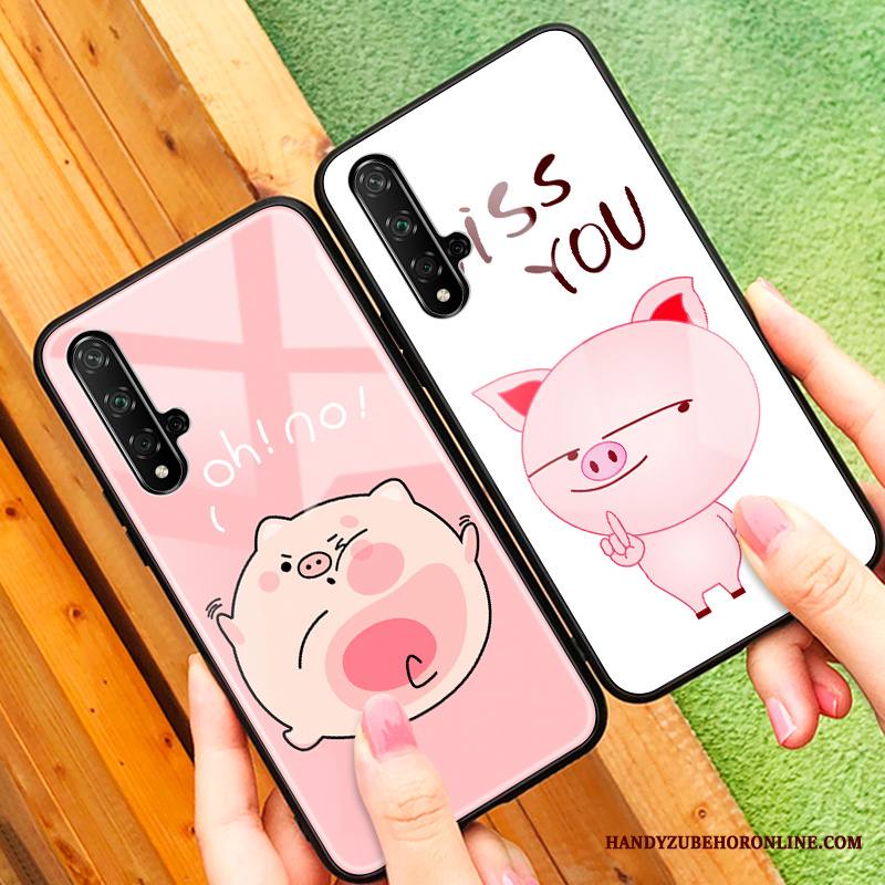 Huawei Nova 5t Kuori Pieni Peili Puhelimen Kuoret Valkoinen Tide-brändi Sarjakuva Luova