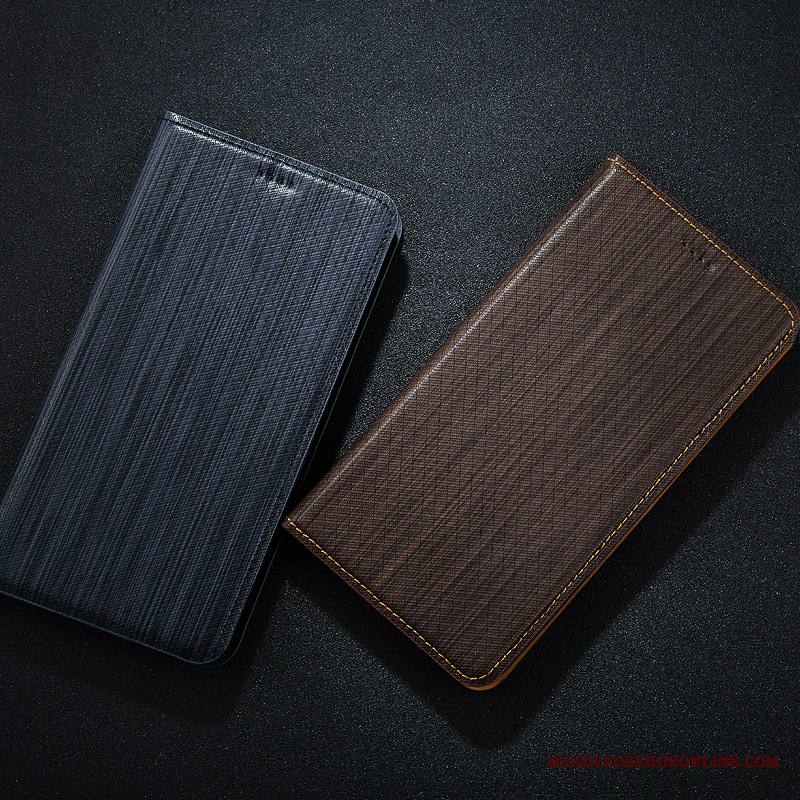 Huawei P Smart 2019 Kuori Sininen Suojaus Kukkakuvio All Inclusive Nahkakotelo Pleedi Puhelimen Kuoret