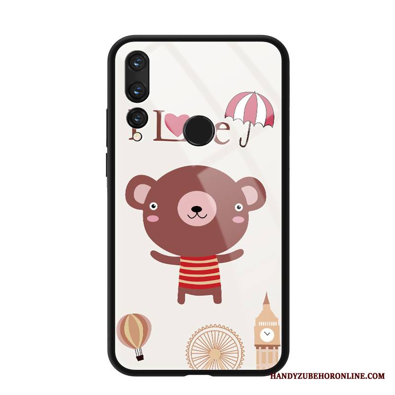 Huawei P Smart+ 2019 Silikoni Pehmeä Neste Pu All Inclusive Näytönsuojus Kuori Peili
