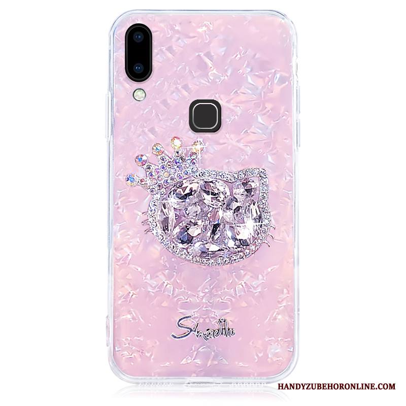 Huawei P Smart+ Kuori Net Red Puhelimen Kuoret Rhinestone Inlay Tide-brändi All Inclusive Ripustettavat Koristeet Jauhe