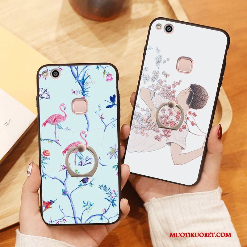 Huawei P10 Lite Kuori All Inclusive Silikoni Puhelimen Kuoret Ripustettavat Koristeet Pehmeä Neste Rakastunut Kotelo