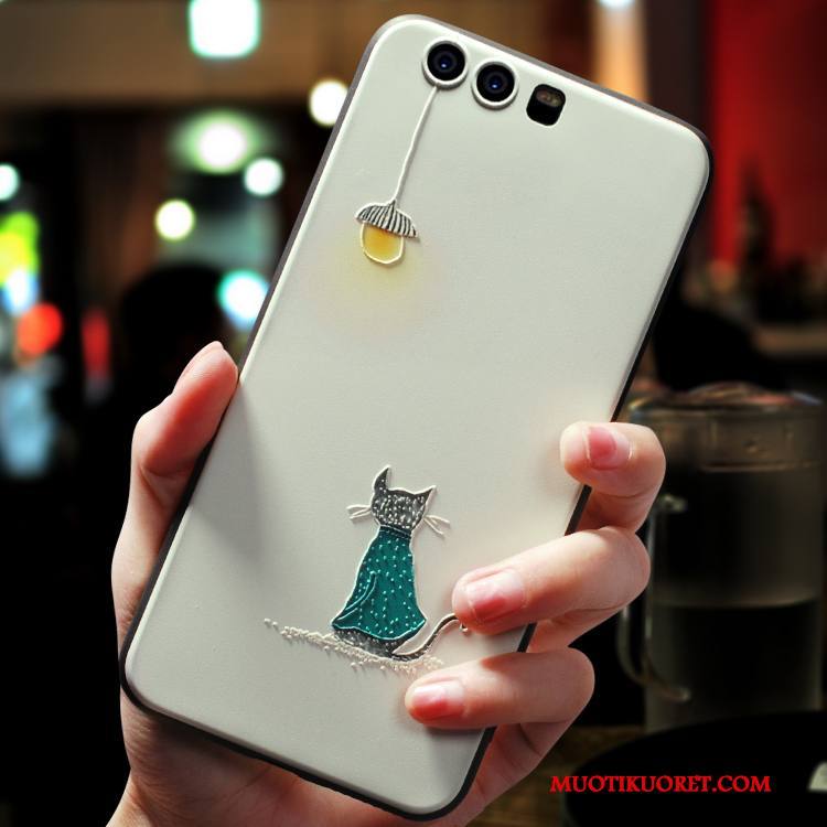 Huawei P10 Plus Kuori Kotelo Puhelimen Kuoret Murtumaton Silikoni Vaalean Pehmeä Neste Luova