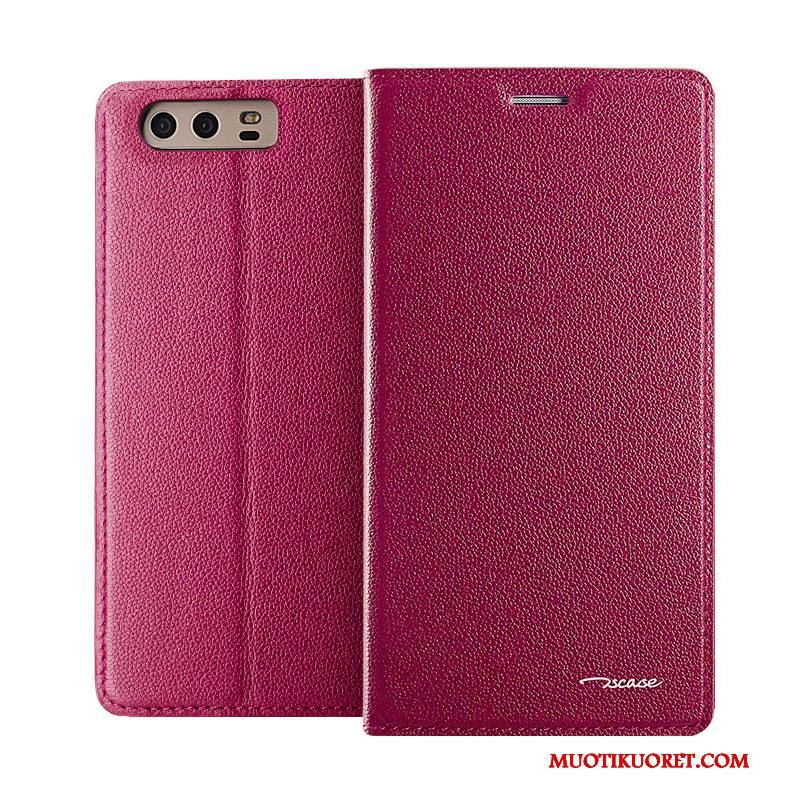 Huawei P10 Plus Kuori Kuoret Liiketoiminta Eurooppa Suojaus Kotelo Murtumaton Nahkakotelo
