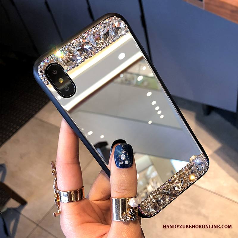 Huawei P20 Lite Kuori Peili Luova All Inclusive Trendi Strassi Puhelimen Kuoret Lasi