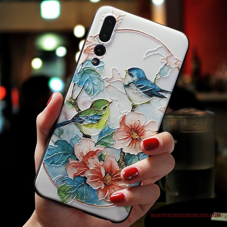 Huawei P20 Pro Kuori Kiinalainen Tyyli Persoonallisuus Ripustettavat Koristeet Puhelimen Kuoret Trendi Pesty Suede Murtumaton
