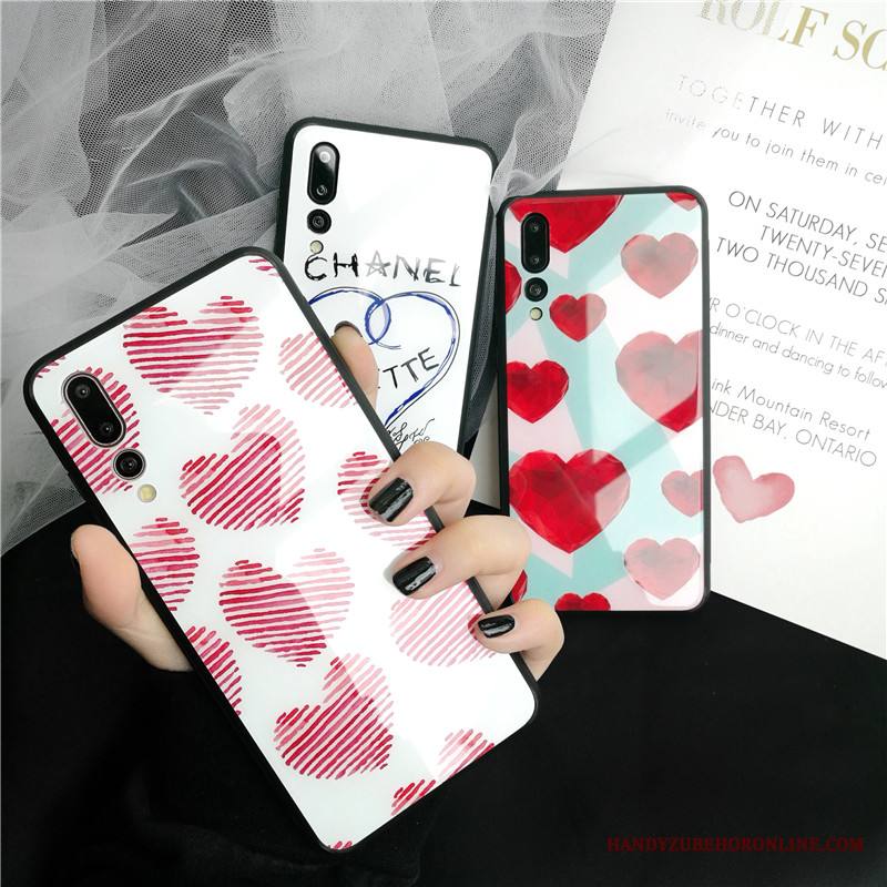 Huawei P20 Pro Kuori Lasi Punainen Rakastunut Uusi Net Red Puhelimen Kuoret Rakkaus