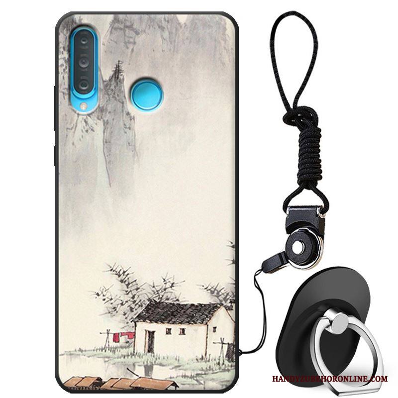 Huawei P30 Lite Kuori Kotelo Harmaa Puhelimen Kuoret Suojaus Silikoni