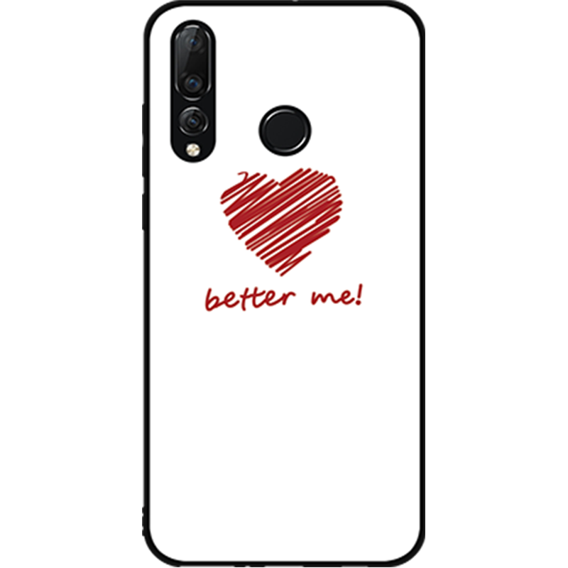 Huawei P30 Lite Kuori Kotelo Silikoni Valkoinen Persoonallisuus Murtumaton Suojaus Puhelimen Kuoret