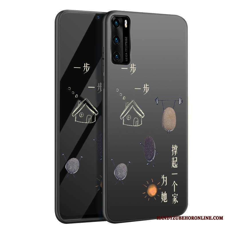 Huawei P40 Kuori Kotelo All Inclusive Suojaus Ultra Pieni Trendi Pehmeä Neste