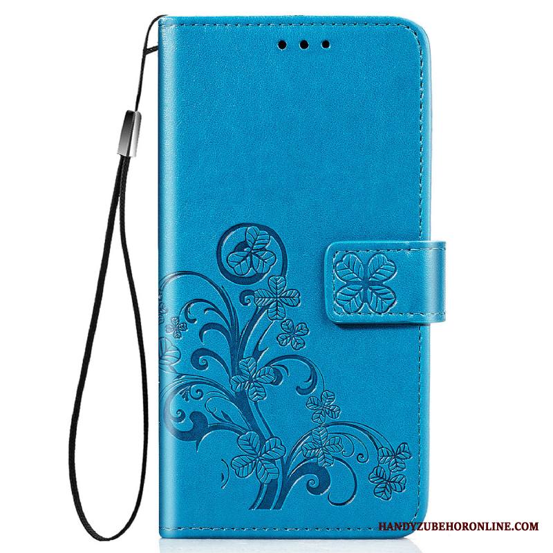 Huawei P40 Lite E Kuori Jauhe Simpukka Puhelimen Kuoret Sininen Nahkakotelo