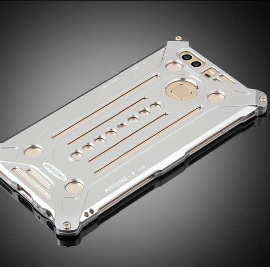 Huawei P9 Plus Kotelo Kehys Suojaus Hopea Metalli Puhelimen Kuoret Kuori