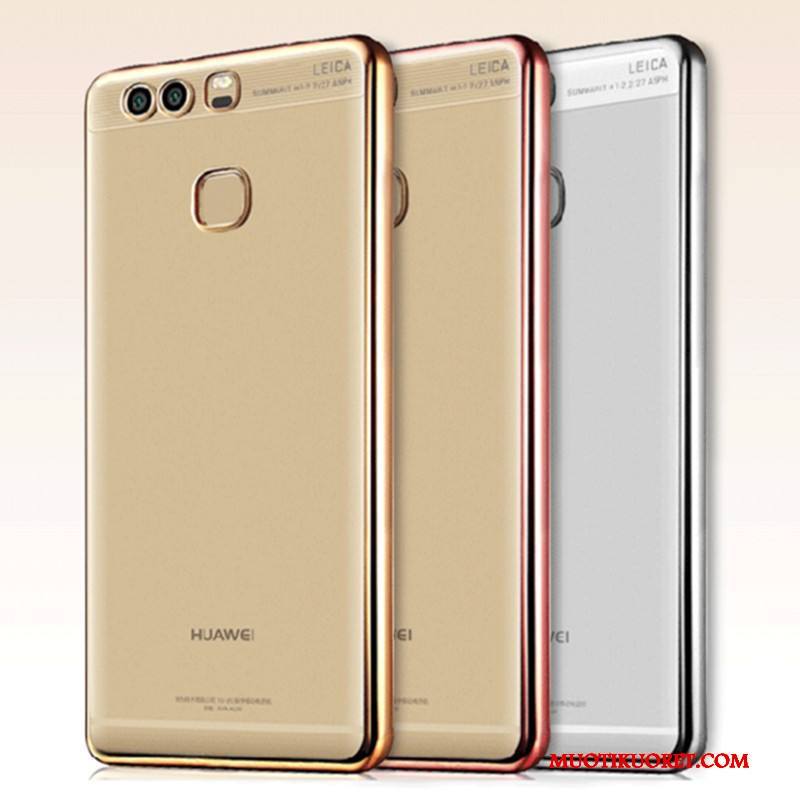 Huawei P9 Plus Kulta Suojaus Puhelimen Kotelo Silikoni Pehmeä Neste Kuori