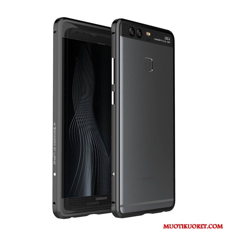 Huawei P9 Plus Kuori Kotelo Yksinkertainen Suojaus Murtumaton Uusi Musta Ohut