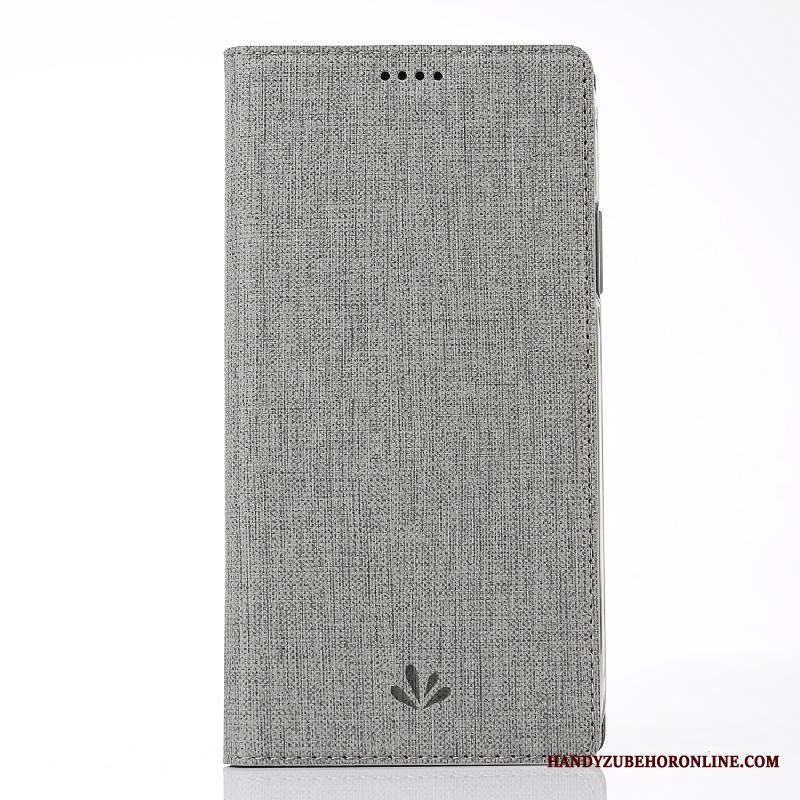 Huawei Y6 2018 Kuori Magneettinen Nahkakotelo Yksinkertainen Suojaus Puhelimen Kuoret Murtumaton All Inclusive