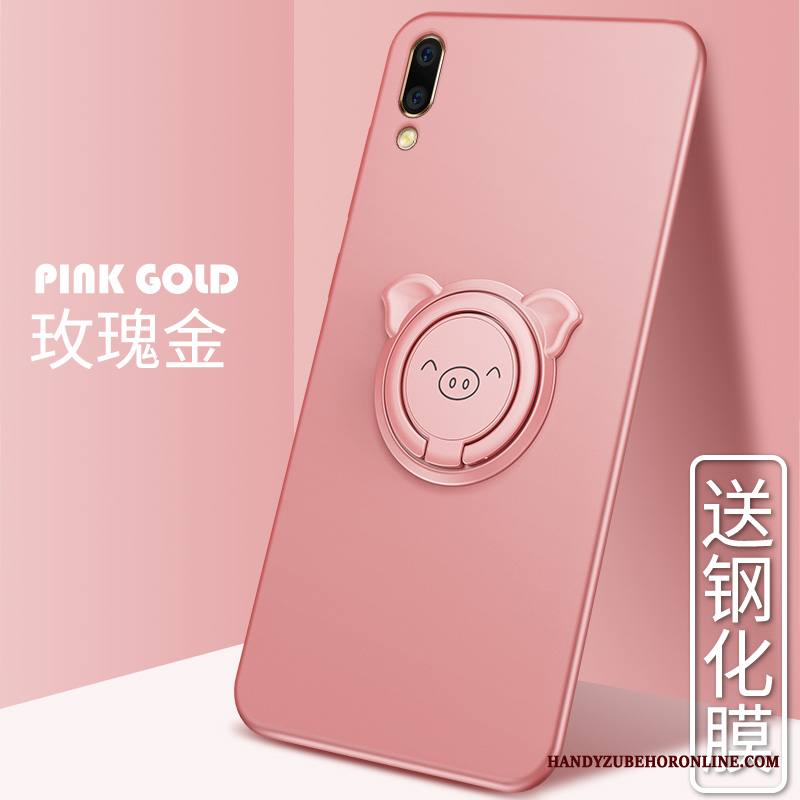 Huawei Y6 2019 Kuori Jauhe Ohut Yksinkertainen Luova Silikoni Suojaus Trendi