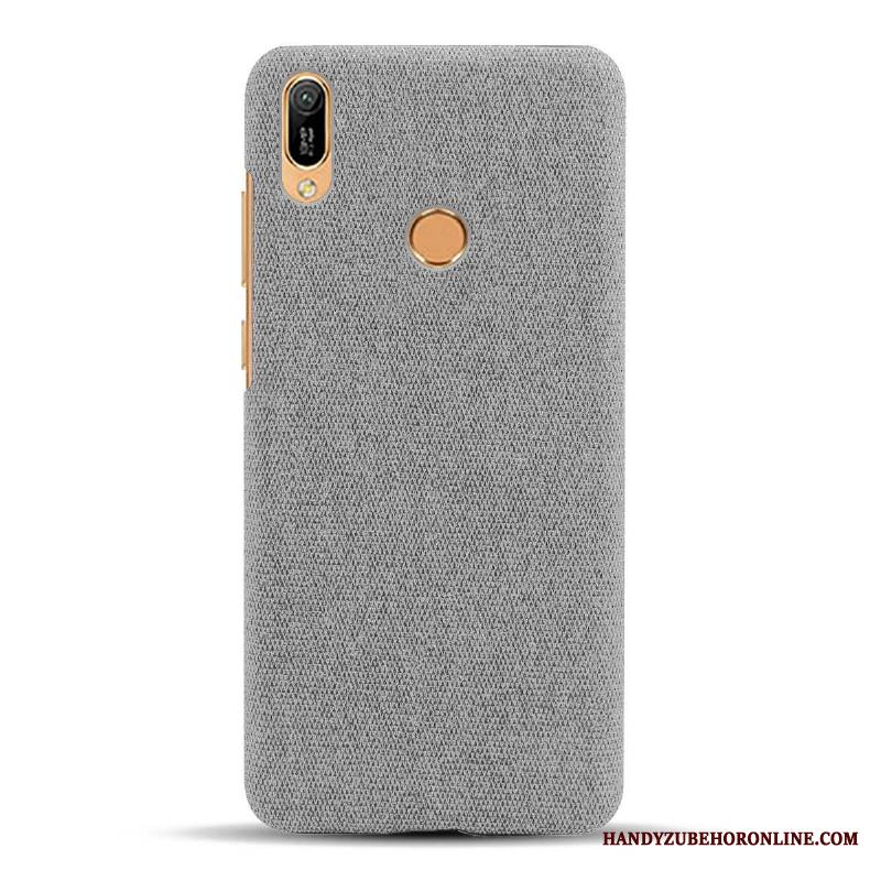 Huawei Y6s Suojaus Kuori Harmaa Murtumaton Puhelimen Kuoret Pesty Suede Kova