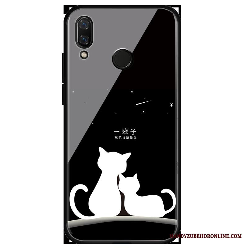 Huawei Y7 2019 Kuori Murtumaton Suojaus All Inclusive Trendi Kotelo Silikoni Karkaisu