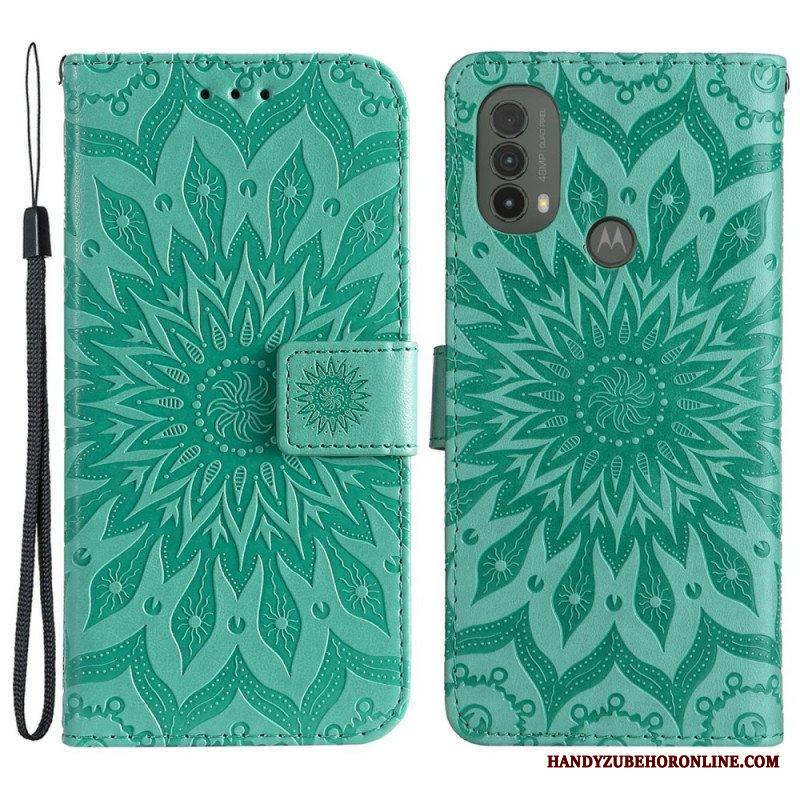 Kotelot Moto E40 / E30 / E20 Auringon Kukka
