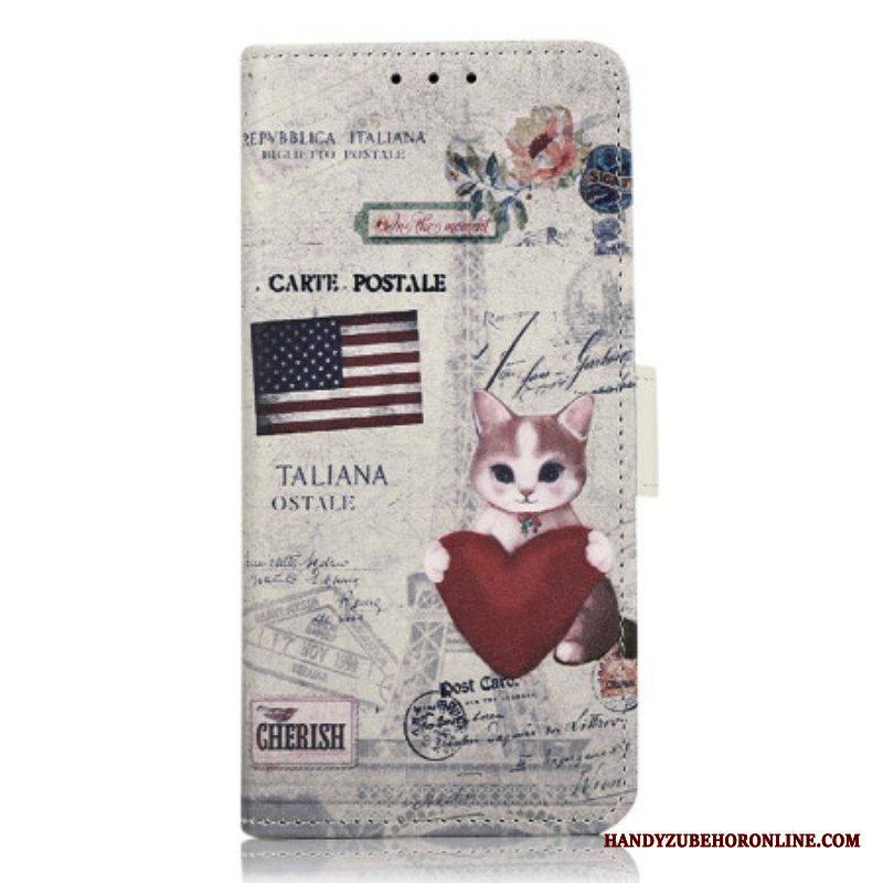 Kotelot Motorola Edge 40 Pro Traveller Cat