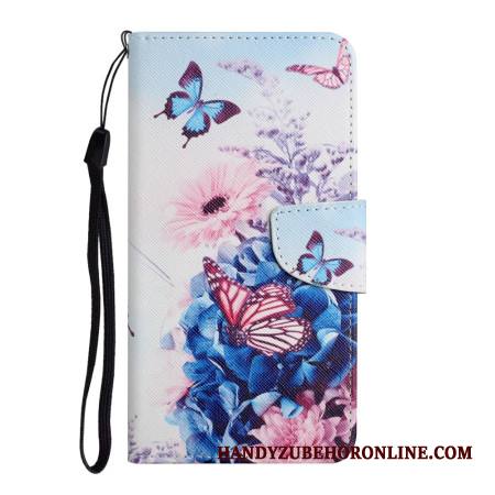 Kotelot Samsung Galaxy A17 4g / 5g Perhosia Ja Kukkia Suojakuori