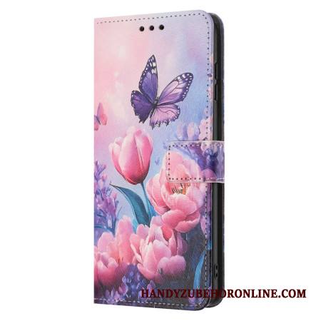 Kotelot Samsung Galaxy A17 4g / 5g Puhelinkuoret Kukkakoristelu