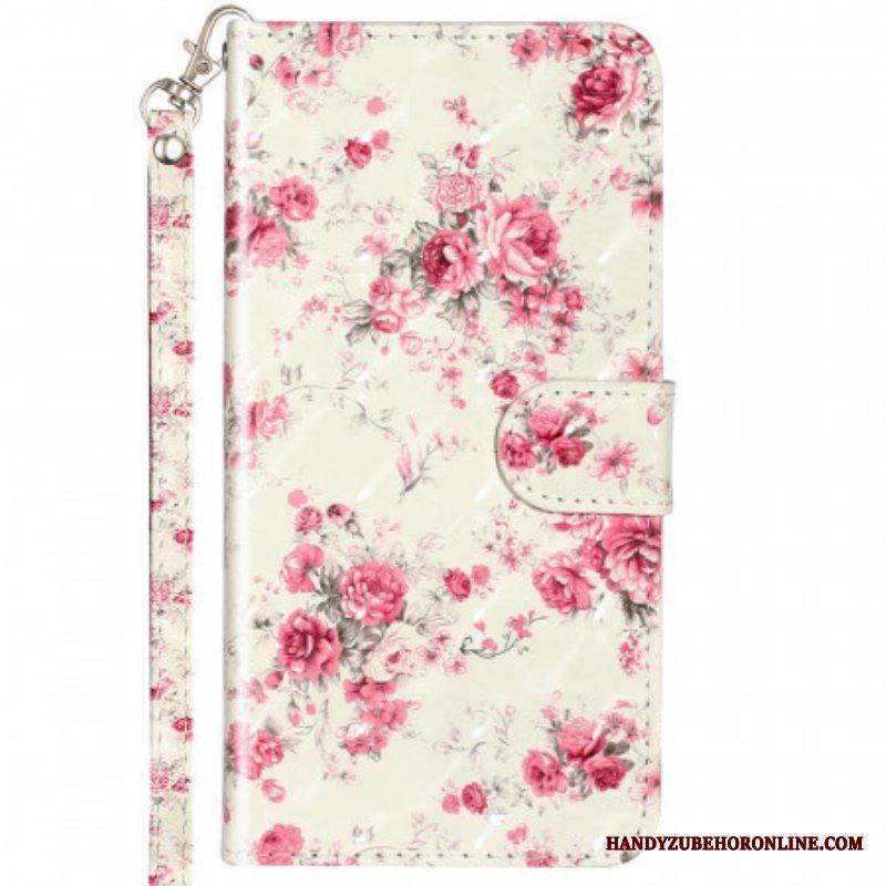 Kotelot Samsung Galaxy A53 5G Suojaketju Kuori Hihna Liberty Flowers