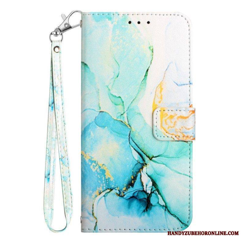 Kotelot Samsung Galaxy A54 5G Suojaketju Kuori Strip Marble