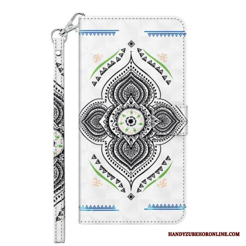 Kotelot Samsung Galaxy M12 / A12 Light Spots Mandala Kaulanauhalla