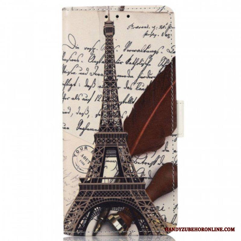 Kotelot Samsung Galaxy M33 5G Runollinen Eiffel-torni
