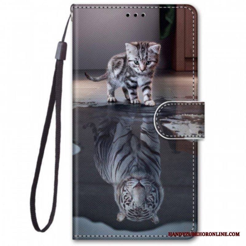 Kotelot Samsung Galaxy M52 5G Cat Daydream