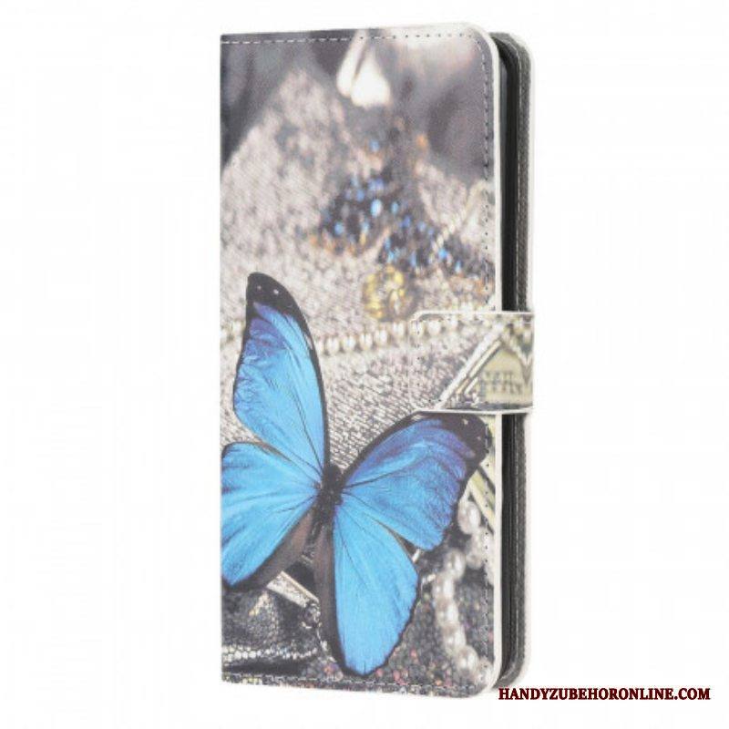 Kotelot Samsung Galaxy M53 5G Sininen Perhonen