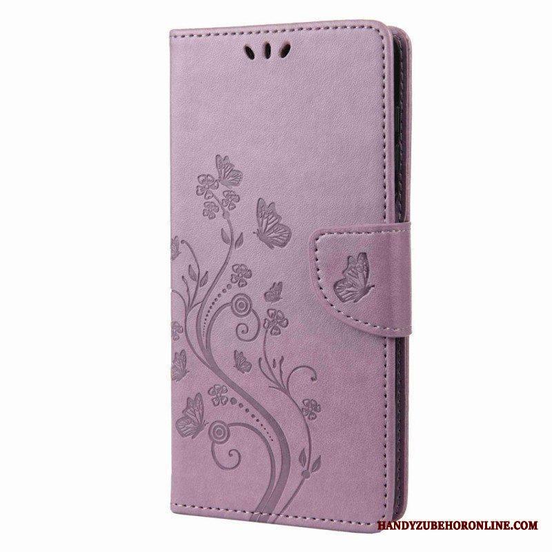 Kotelot Samsung Galaxy M53 5G Suojaketju Kuori Strap Kukat