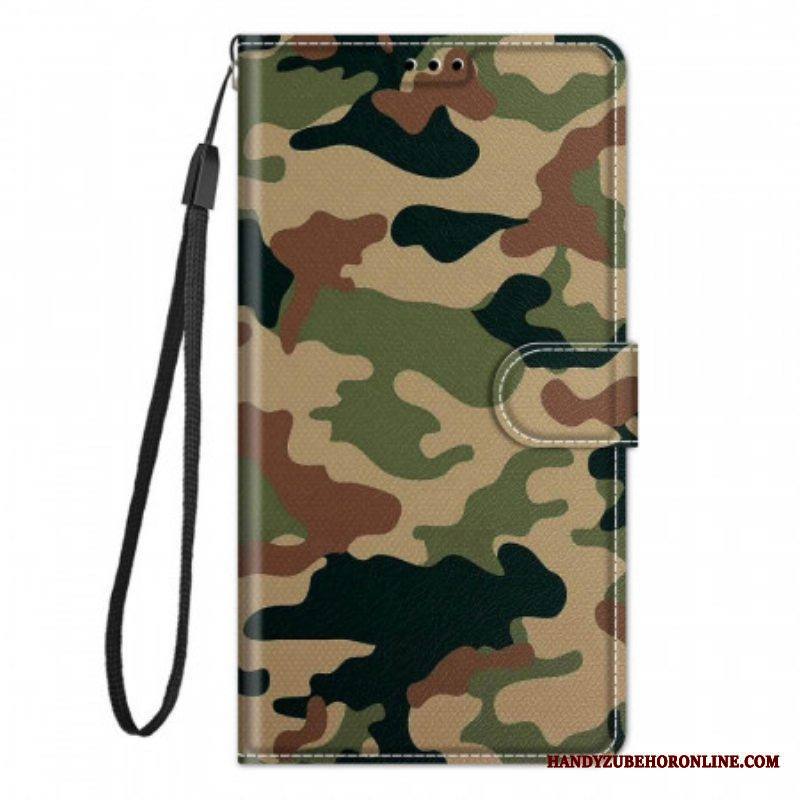 Kotelot Samsung Galaxy M53 5G Suojaketju Kuori Strappy Camo