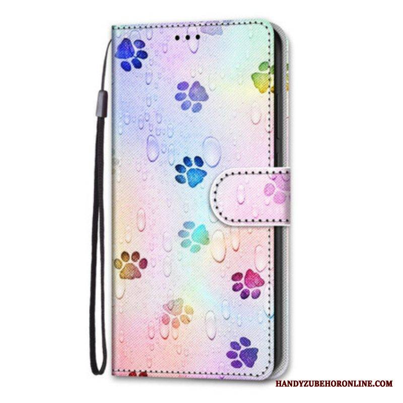 Kotelot Samsung Galaxy S21 5G Jalanjäljet Sateessa