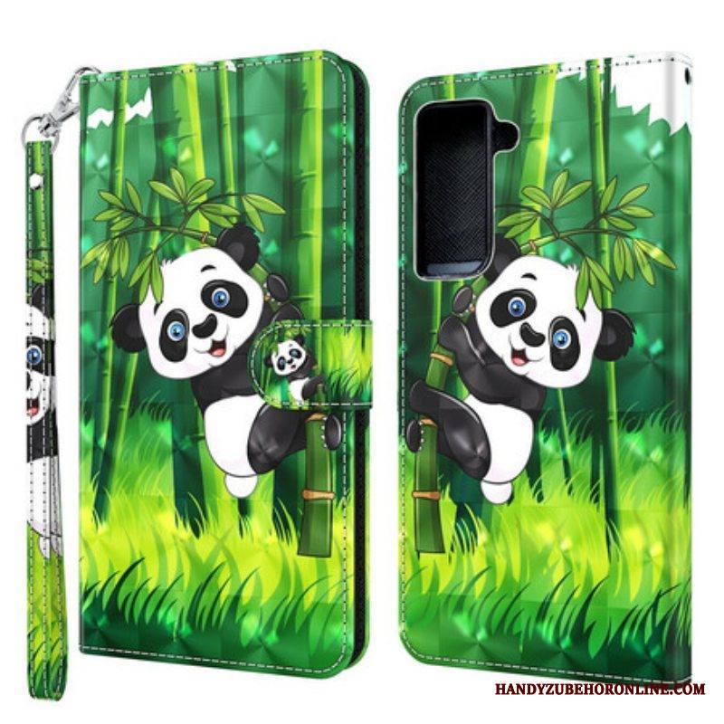 Kotelot Samsung Galaxy S21 5G Panda Ja Bambu