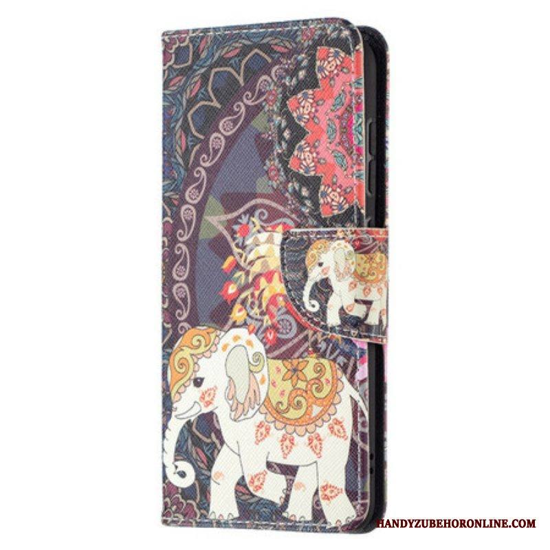 Kotelot Samsung Galaxy S21 FE Etnisten Norsujen Mandala