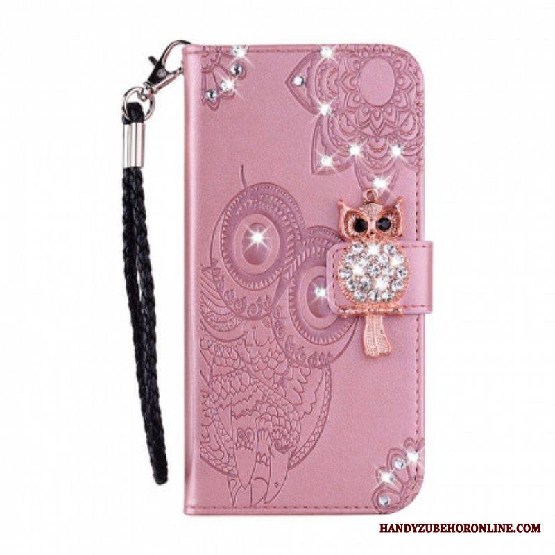 Kotelot Samsung Galaxy S21 Ultra 5G Pöllö Mandala Ja Charm