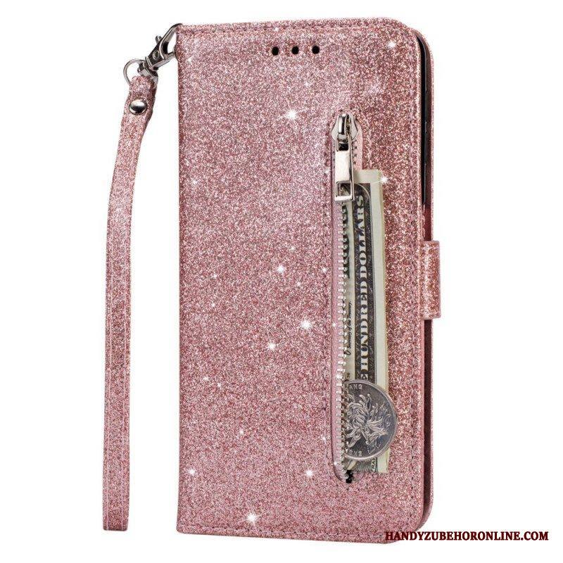 Kotelot Samsung Galaxy S22 5G Glitter Kolikkopussi