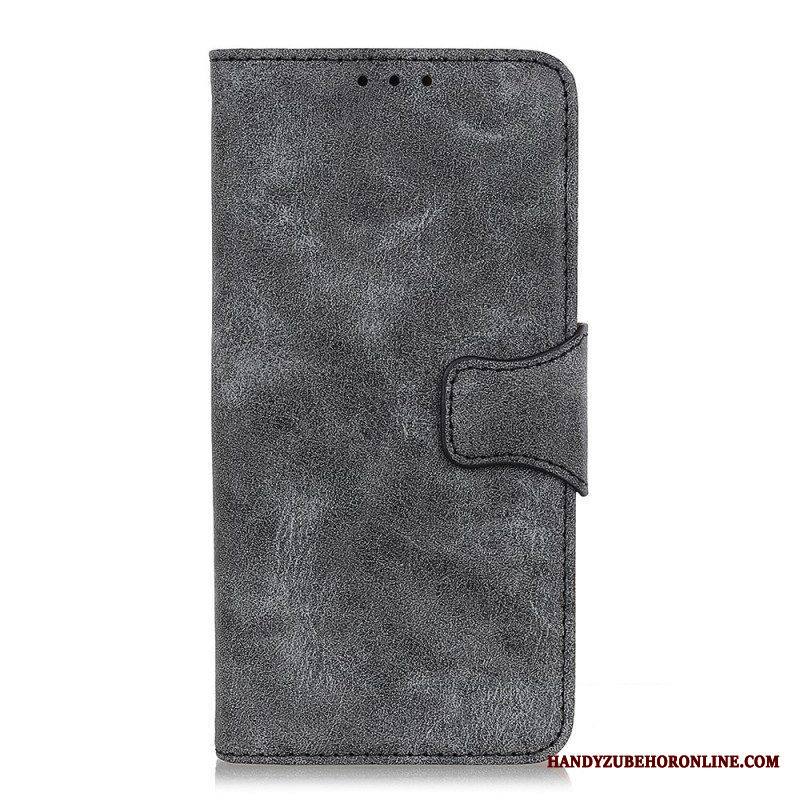 Kotelot Samsung Galaxy S22 5G Vintage Haljasnahkaa