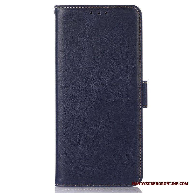 Kotelot Samsung Galaxy S23 5G Aito Nahka Rfid-toiminto