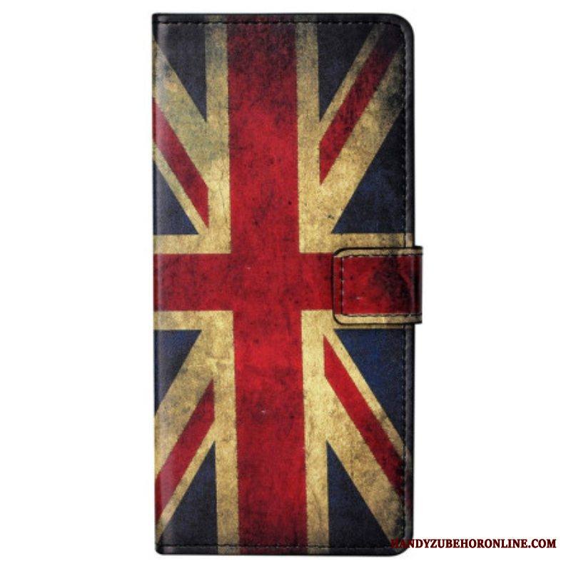 Kotelot Samsung Galaxy S23 5G Vintage Englannin Lippu