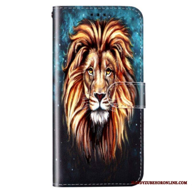 Kotelot Samsung Galaxy S23 Plus 5G Suojaketju Kuori Lanyard Lion