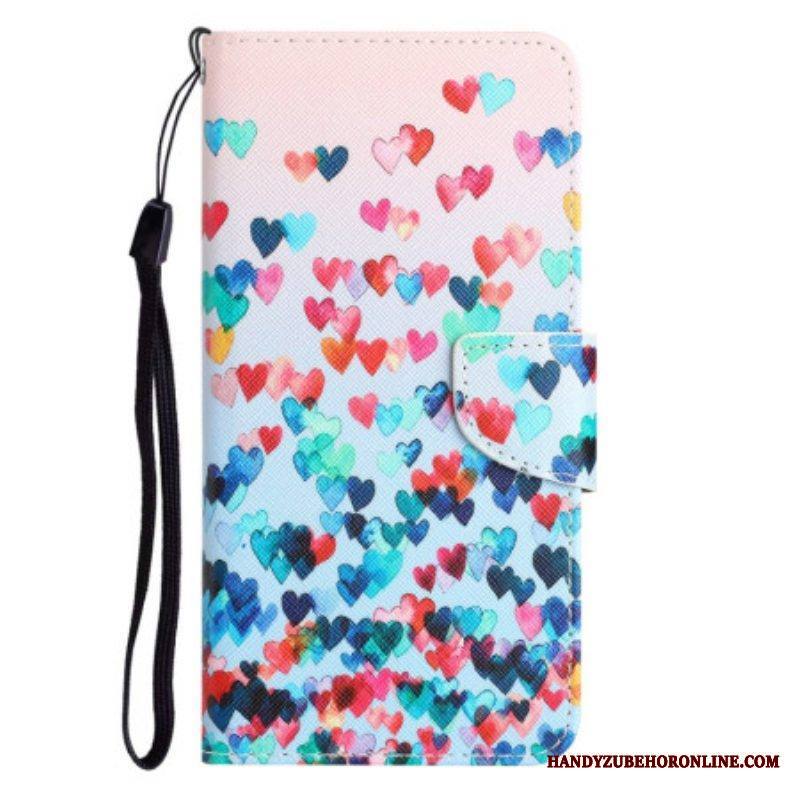 Kotelot Samsung Galaxy S23 Plus 5G Suojaketju Kuori Vain Strappy Hearts