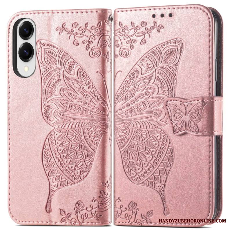 Kotelot Samsung Galaxy S25 5g Edge Puhelinkuoret Barokkityylinen Perhonen Rannehihnalla