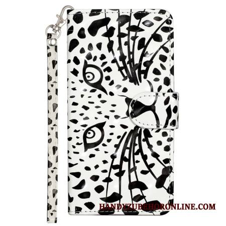 Kotelot Samsung Galaxy S25 Fe Leopardin Pää Ja Nauha