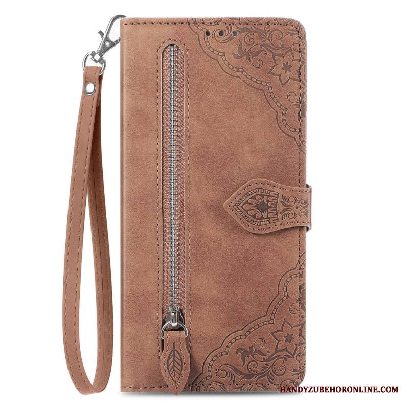 Kotelot Samsung Galaxy S25 Ultra 5g Pitsikuvioinen Vetoketjullinen Lompakko