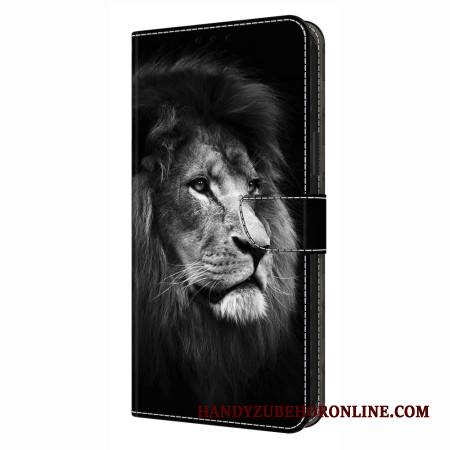 Kotelot Samsung Galaxy S26 Plus Mustavalkoinen Leijona